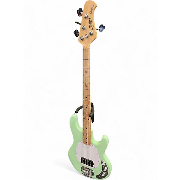 Used Sterling by Music Man Sub 4 Seafoam Green Electric Bass Guitar