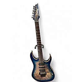 Used Ibanez RG1070 Blue Burst Solid Body Electric Guitar