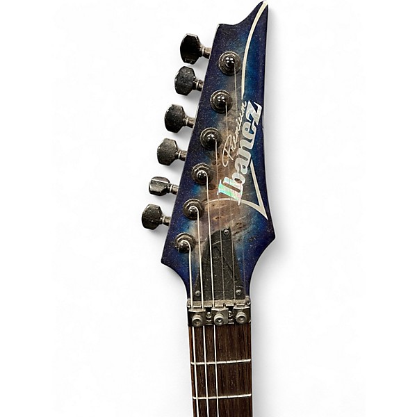 Used Ibanez RG1070 Blue Burst Solid Body Electric Guitar