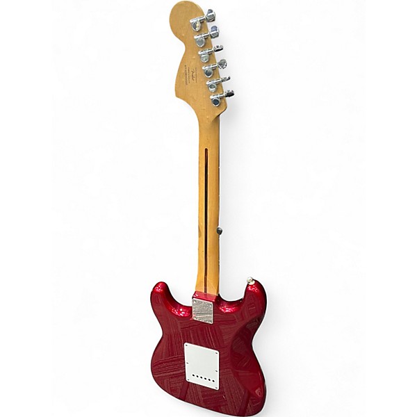 Used Squier Affinity Stratocaster HSS Red Solid Body Electric Guitar
