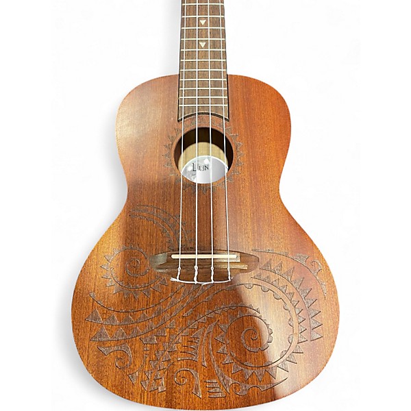 Used Luna Ike tc mah Brown Ukulele