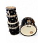 Used Pearl 5 Piece ROADSHOW FULL KIT Black Drum Kit thumbnail