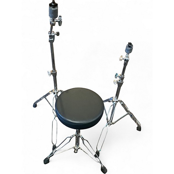 Used Pearl 5 Piece ROADSHOW FULL KIT Black Drum Kit