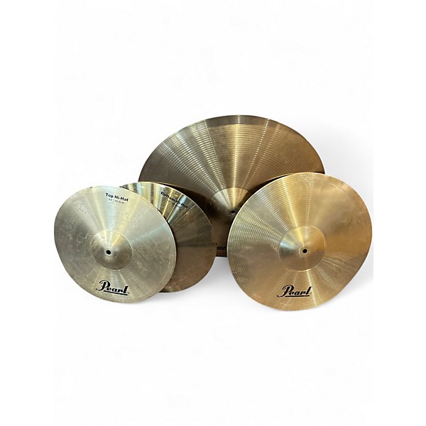 Used Pearl 5 Piece ROADSHOW FULL KIT Black Drum Kit