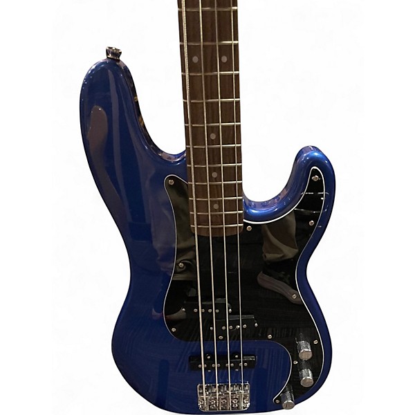 Used Squier Precision Bass BLUE Electric Bass Guitar