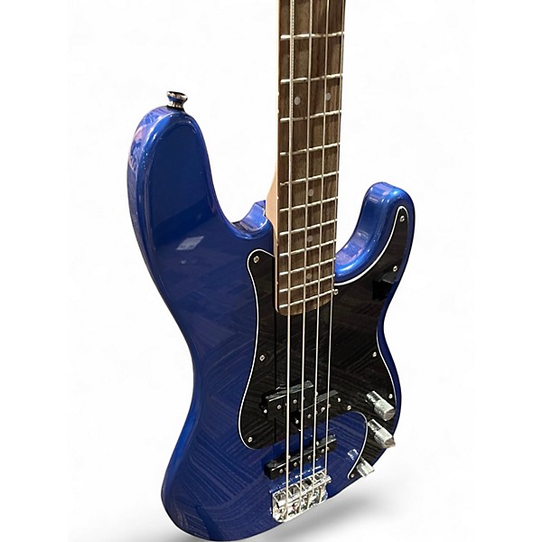 Used Squier Precision Bass BLUE Electric Bass Guitar