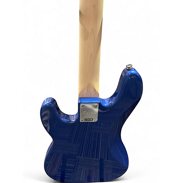 Used Squier Precision Bass BLUE Electric Bass Guitar