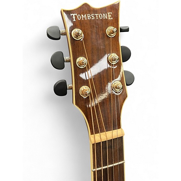 Used Tombstone  ESP LTD A-430E Natural Acoustic Electric Guitar