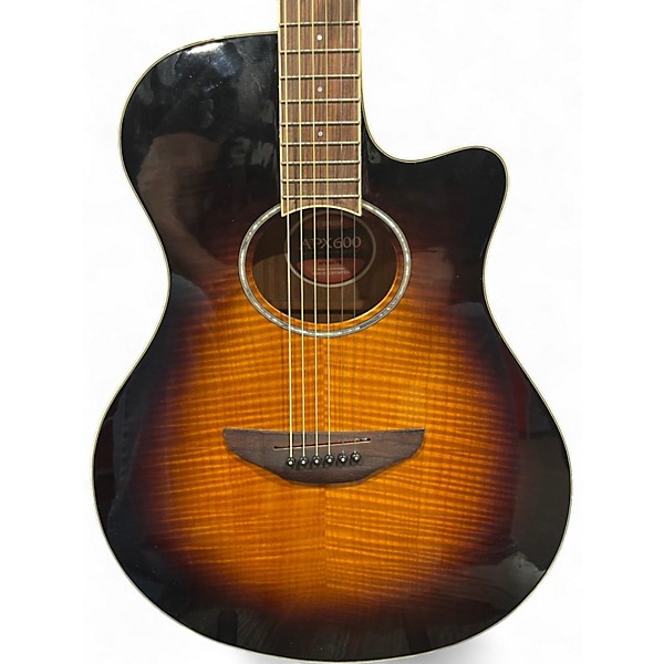 Used Yamaha APX600 2 Color Sunburst Acoustic Electric Guitar