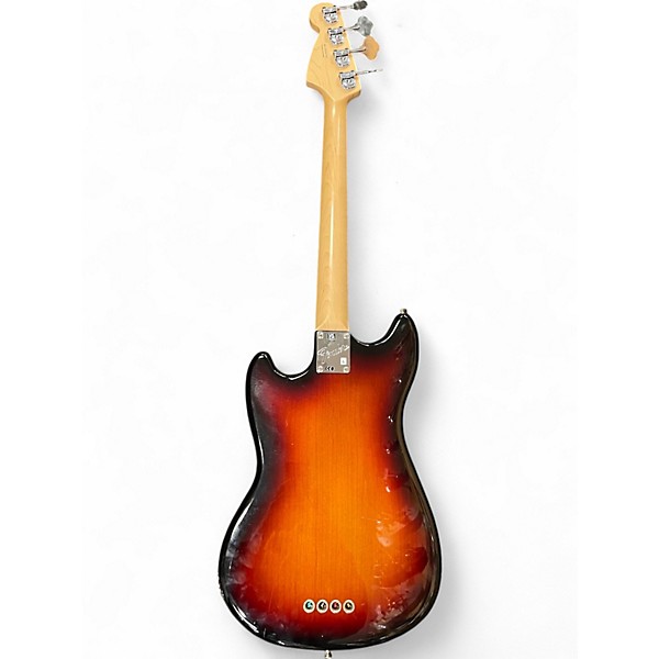 Used Fender American Performer Mustang Bass 3 Color Sunburst Electric Bass Guitar