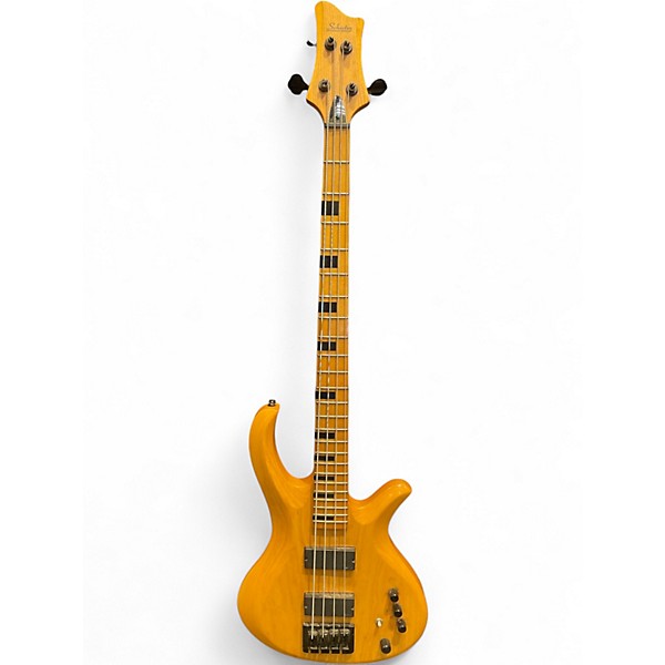 Used Schecter Guitar Research Riot 4 Session Natural Electric Bass Guitar