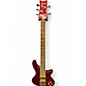 Used Schecter Guitar Research OMEN ELITE 5 Trans Red Electric Bass Guitar thumbnail