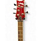 Used Schecter Guitar Research OMEN ELITE 5 Trans Red Electric Bass Guitar