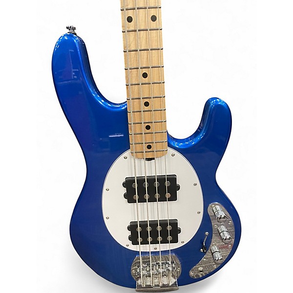 Used Sterling by Music Man Ray4 Cobra Blue Electric Bass Guitar