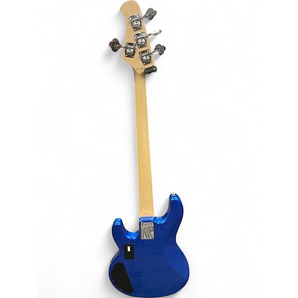 Used Sterling by Music Man Ray4 Cobra Blue Electric Bass Guitar