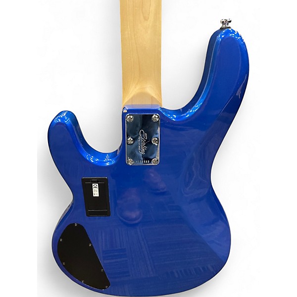 Used Sterling by Music Man Ray4 Cobra Blue Electric Bass Guitar