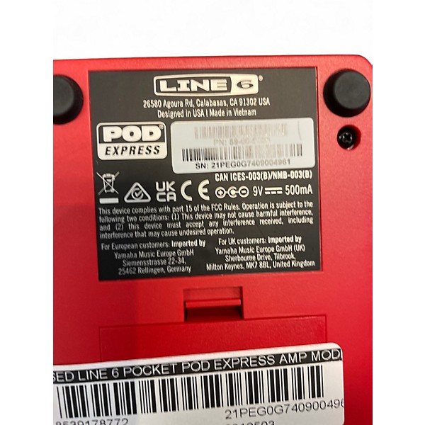 Used Line 6 Pocket Pod Express Amp Modeler Effect Processor