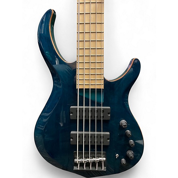 Used Sire Marcus Miller M2 5 String Trans Blue Electric Bass Guitar