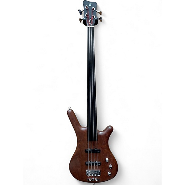 Used Warwick Corvette Standard Walnut Electric Bass Guitar