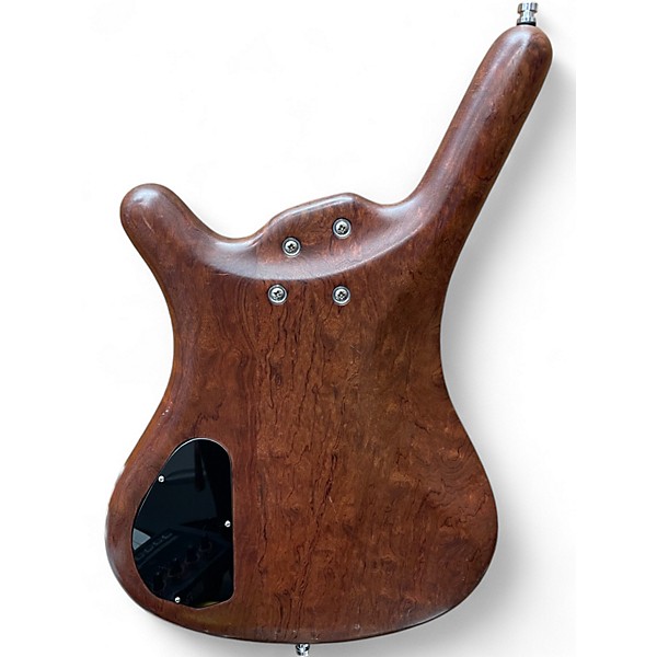 Used Warwick Corvette Standard Walnut Electric Bass Guitar