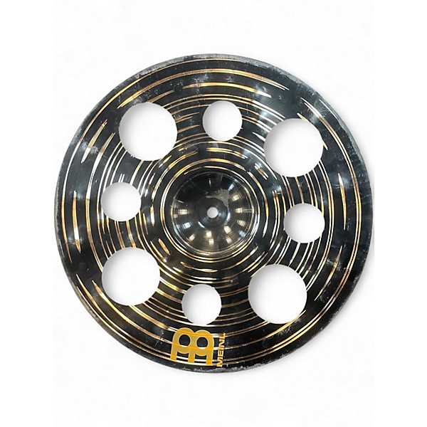 Used MEINL 14in dark trash crash Cymbal