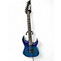 Used Ibanez GRG120QASP Blue Solid Body Electric Guitar thumbnail