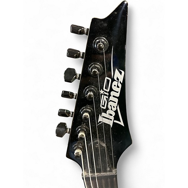 Used Ibanez GRG120QASP Blue Solid Body Electric Guitar