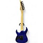 Used Ibanez GRG120QASP Blue Solid Body Electric Guitar