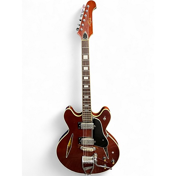 Used Lyle Hollow Body Burnt Sienna Hollow Body Electric Guitar