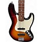Used 2007 Fender American Standard Jazz Bass Sunburst Electric Bass Guitar