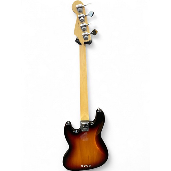 Used 2007 Fender American Standard Jazz Bass Sunburst Electric Bass Guitar