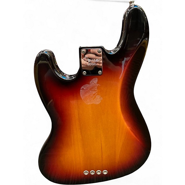 Used 2007 Fender American Standard Jazz Bass Sunburst Electric Bass Guitar