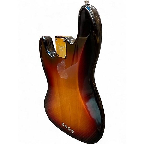Used 2007 Fender American Standard Jazz Bass Sunburst Electric Bass Guitar