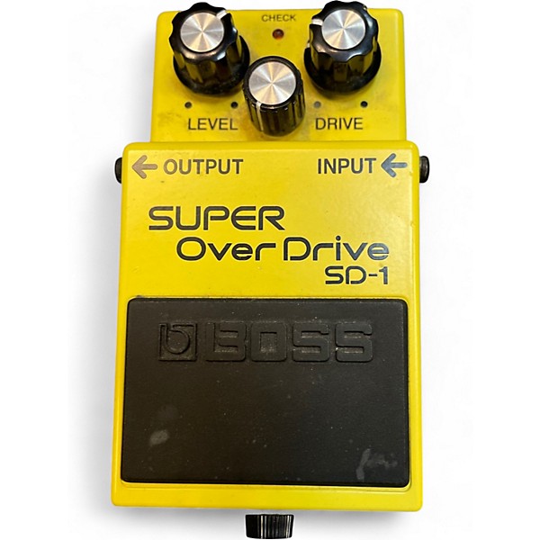 Used BOSS SD1 Super Overdrive Effect Pedal