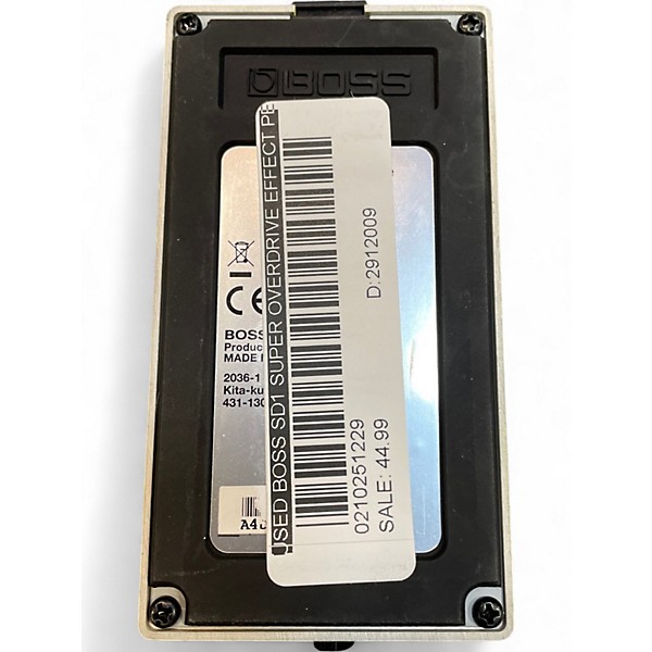 Used BOSS SD1 Super Overdrive Effect Pedal