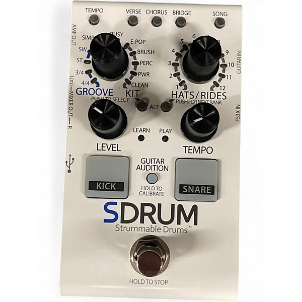 Used DigiTech SDRUM Strummable Drums Pedal