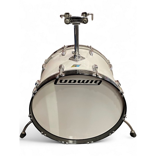 Used Ludwig 3 Piece 1970'S VINTAGE DRUM KIT  WHITE CORTEX Drum Kit