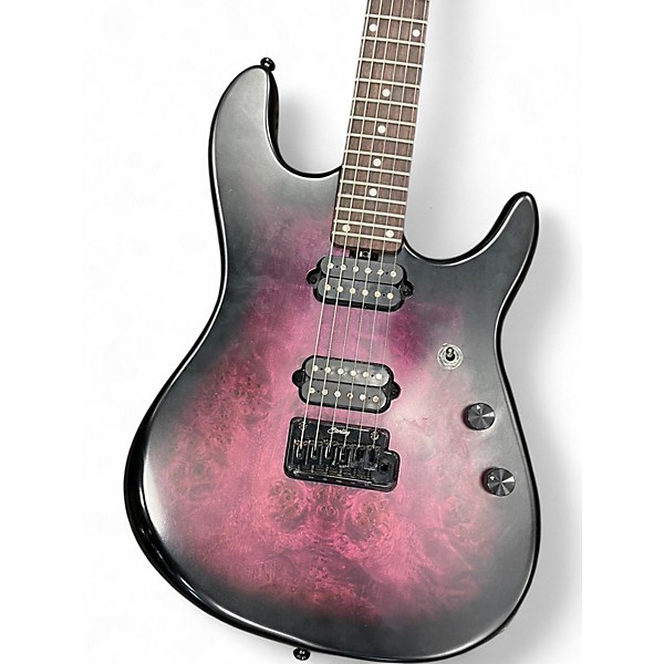 Used Sterling by Music Man Jason Richardson Trans Purple Solid Body Electric Guitar