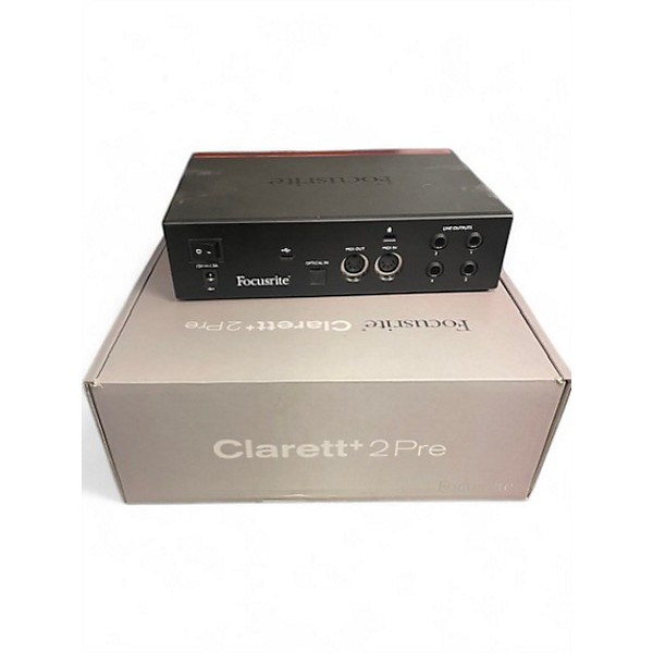 Used Focusrite Clarett+ 2Pre Audio Interface