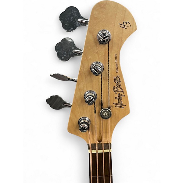 Used Harley Benton JB-75L 2 Color Sunburst Electric Bass Guitar