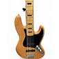 Used Squier Vintage Modified Jazz Bass V Natural Electric Bass Guitar