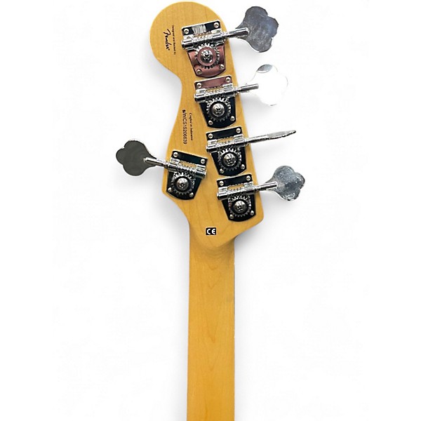 Used Squier Vintage Modified Jazz Bass V Natural Electric Bass Guitar