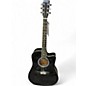 Used Huntington DREADNAUGHT ACOUSTIC Black Acoustic Guitar thumbnail