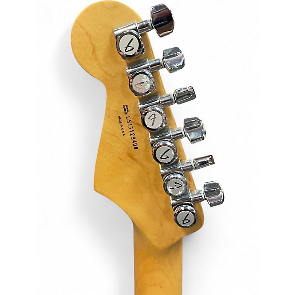 Used Fender American Deluxe Stratocaster Black Solid Body Electric Guitar