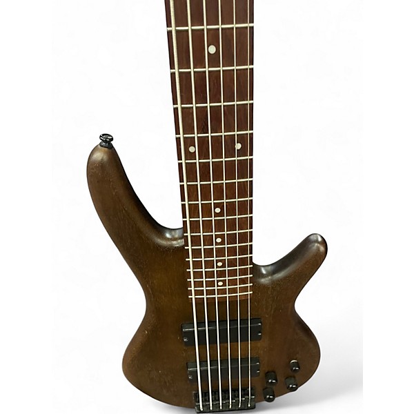 Used Ibanez GSR206 6 String Walnut Electric Bass Guitar