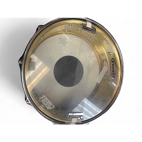 Used Pearl 5.5X14 Sensitone Custom Alloy Brass Brass Drum