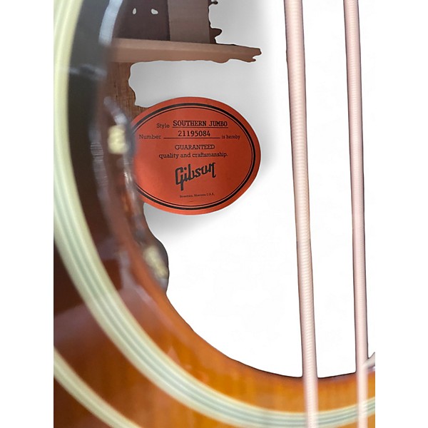 Used Gibson Southern Jumbo Vintage Sunburst Acoustic Electric Guitar