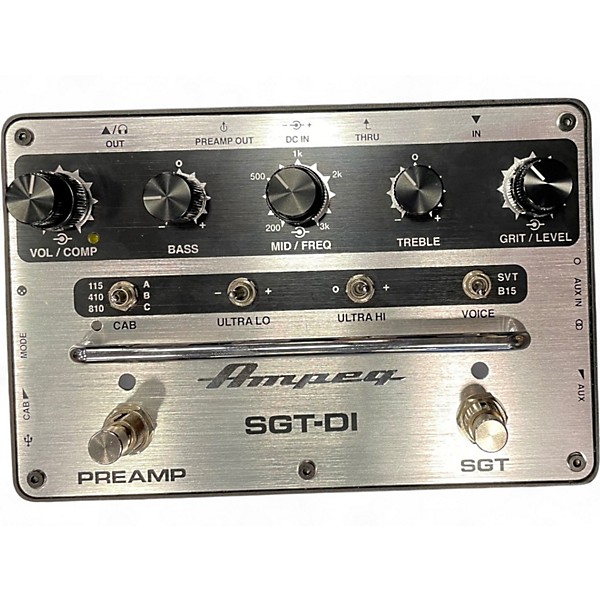 Used Ampeg SGT-DI Bass Effect Pedal