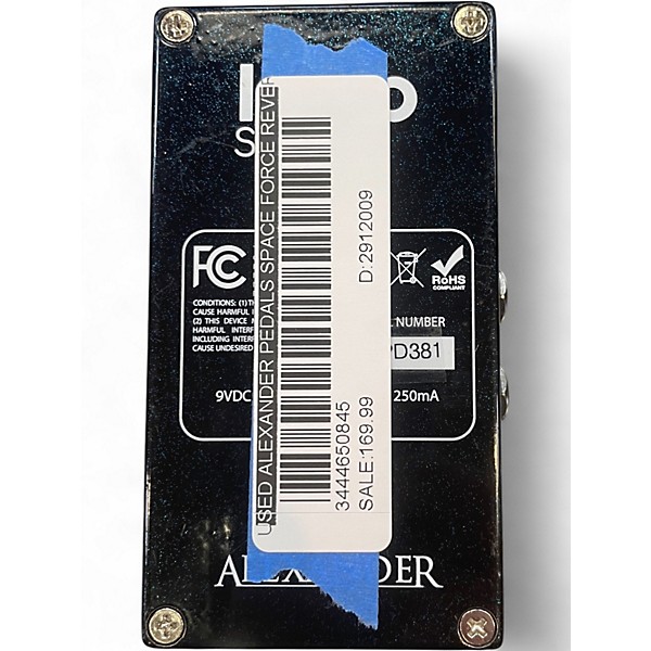 Used Alexander Pedals SPACE FORCE REVERB Effect Pedal