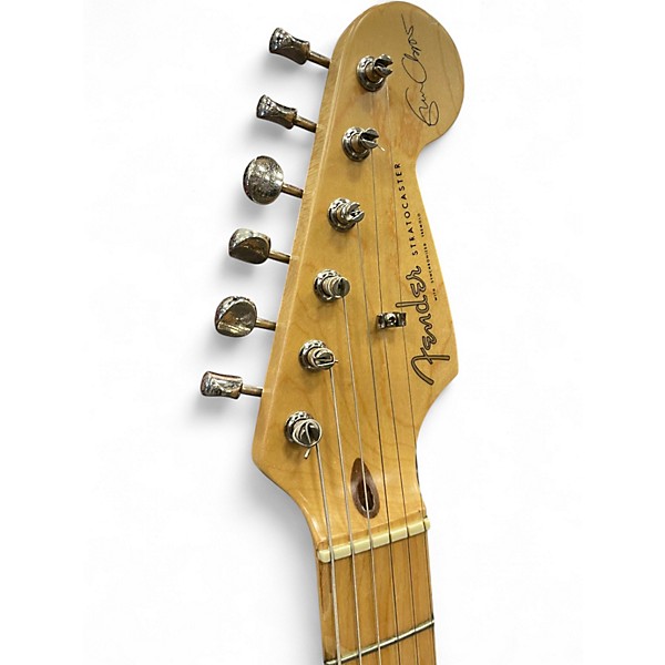 Vintage 1997 Fender Artist Series Eric Clapton Stratocaster Black Solid Body Electric Guitar